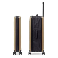 Senz Foldaway Check-In Trolley Large champagne brown