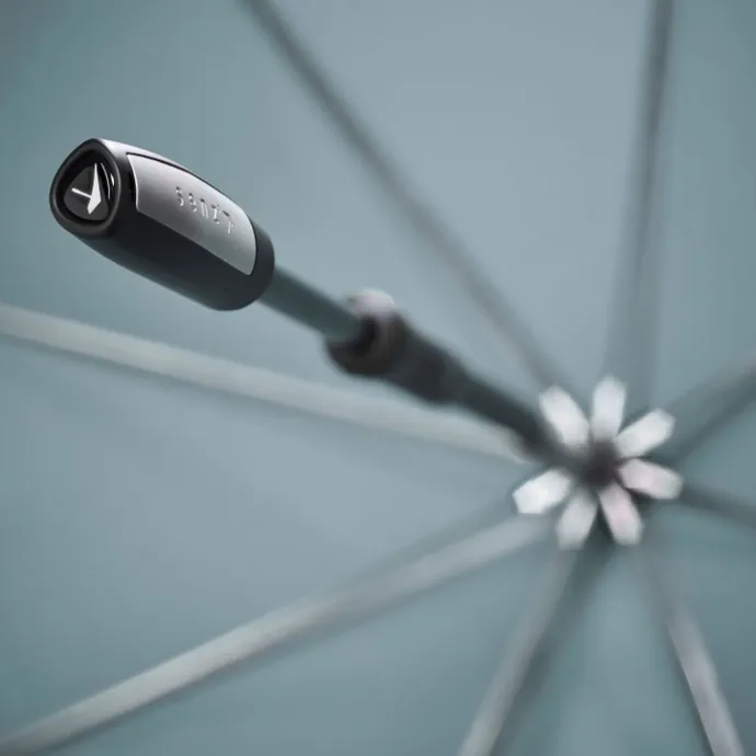 Senz Large Stick Storm Umbrella winter sky