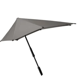 Senz Large Stick Stormparaplu silk grey