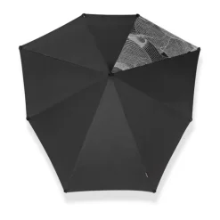 Senz Large Stick Stormparaplu guz black