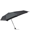 Senz Manual Opvouwbare Stormparaplu black reflective