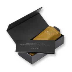 Senz Micro Foldable Storm Umbrella golden palm