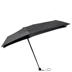 Senz Micro Manual Opvouwbare Stormparaplu pure black