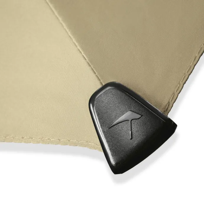 Senz Mini Automatic Foldable Storm Umbrella champagne brown