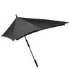 Senz XXL Stick Stormparaplu black reflective
