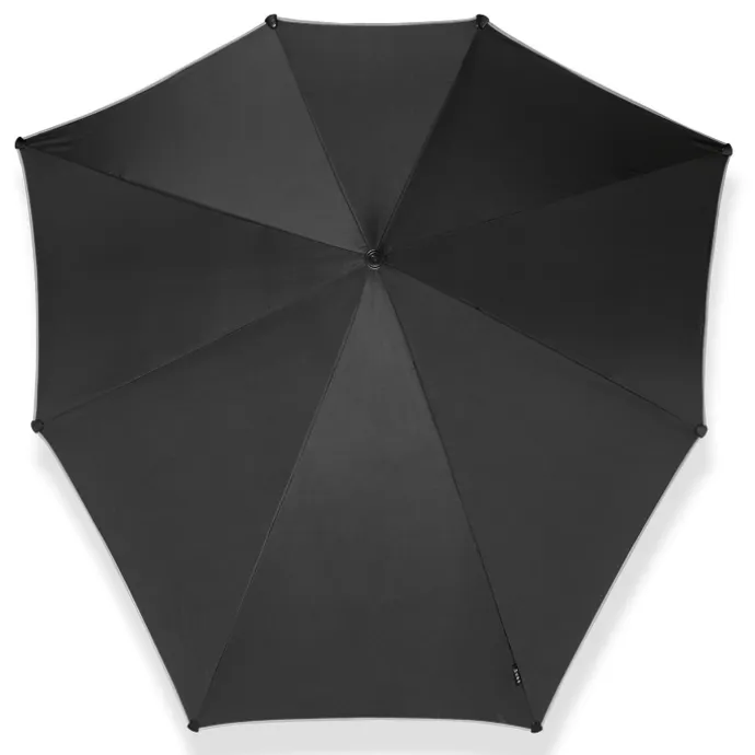 Senz XXL Stick Stormparaplu black reflective