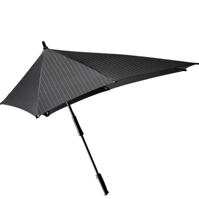 Senz XXL Stick Stormparaplu pin stripes black
