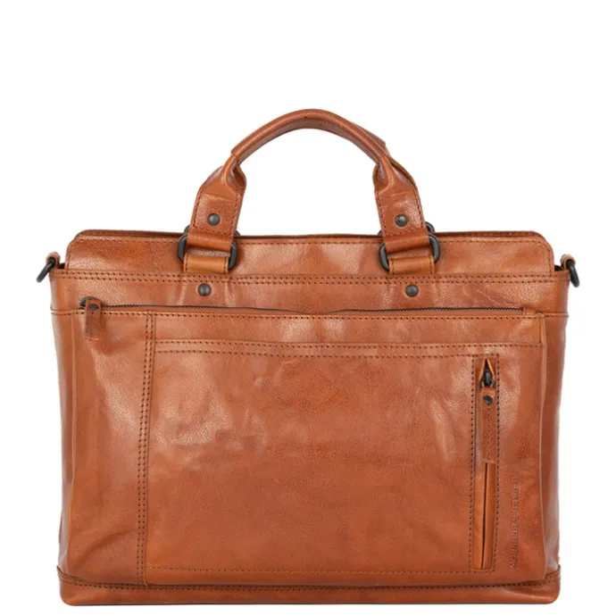 Spikes & Sparrow Bennie Business Bag brandy
