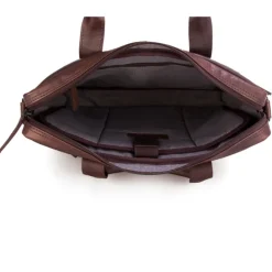 Spikes & Sparrow Briefcase dark brown