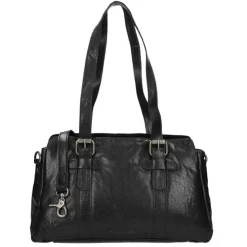 Spikes & Sparrow Bronco Dames Schoudertas black