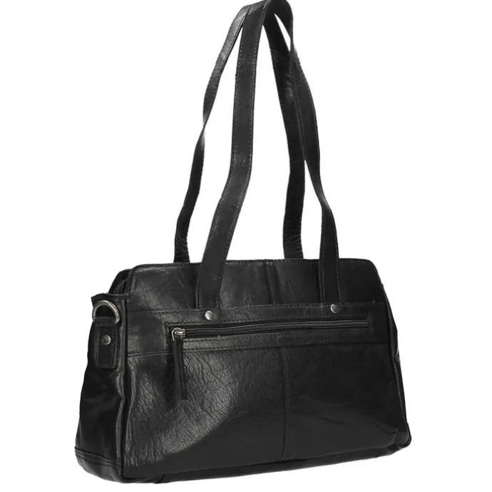Spikes & Sparrow Bronco Dames Schoudertas black