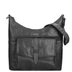 Spikes & Sparrow Bronco Dames Casual Schoudertas black