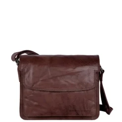 Spikes & Sparrow Frédérique Flapbag d brown