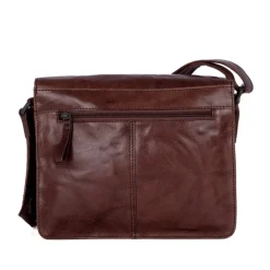 Spikes & Sparrow Frédérique Flapbag d brown