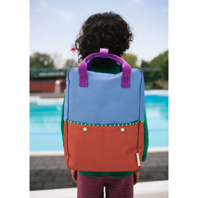 Sticky Lemon Better Together Colourblocking Backpack Large badminton blue leather ball