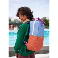 Sticky Lemon Better Together Colourblocking Backpack Large badminton blue leather ball
