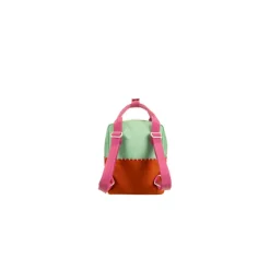 Sticky Lemon Better Together Colourblocking Backpack Small towel green gravel orange