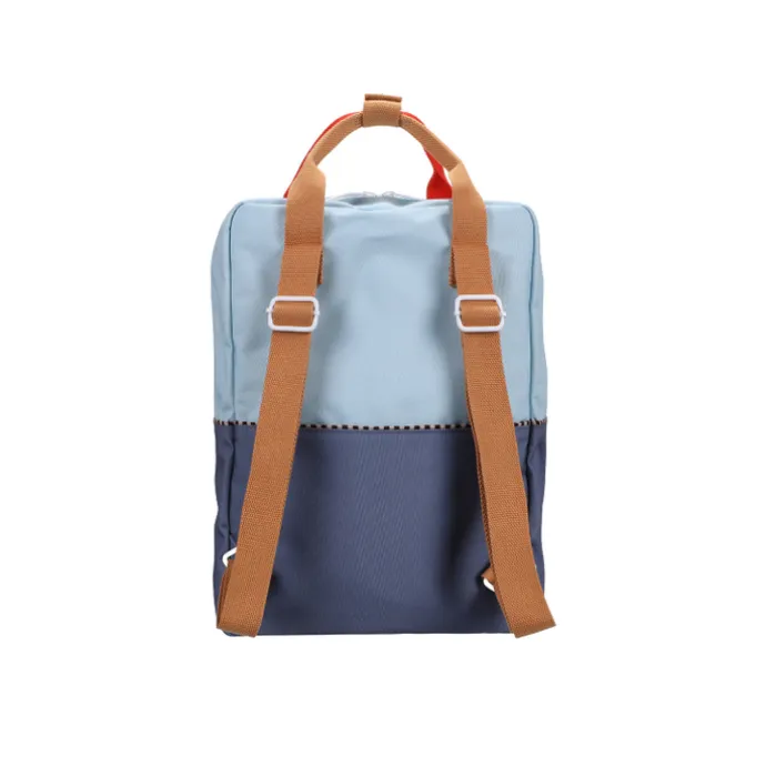 Sticky Lemon Large Backpack Colourblocking Wonders zissou blue-blue whale