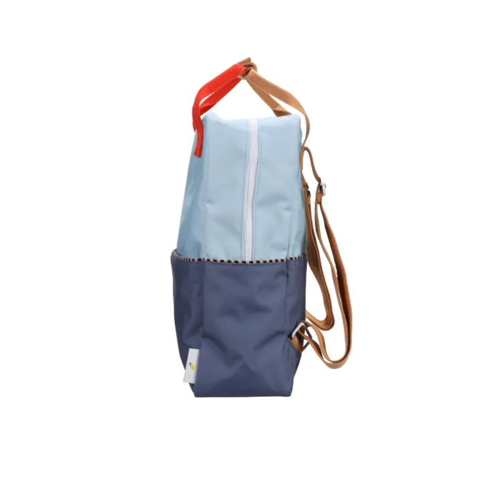 Sticky Lemon Large Backpack Colourblocking Wonders zissou blue-blue whale
