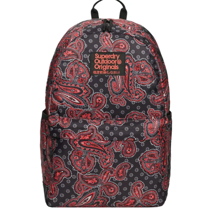 Superdry Printed Montana Backpack vintage paisley black