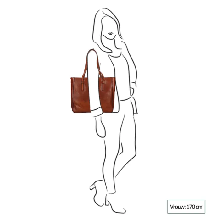 The Bridge Pathos Shoppingbag brown