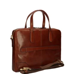 The Bridge Vespucci Briefcase brown