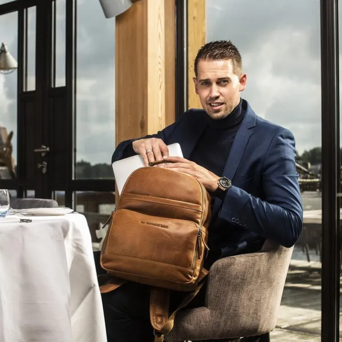 The Chesterfield Brand Austin Backpack cognac