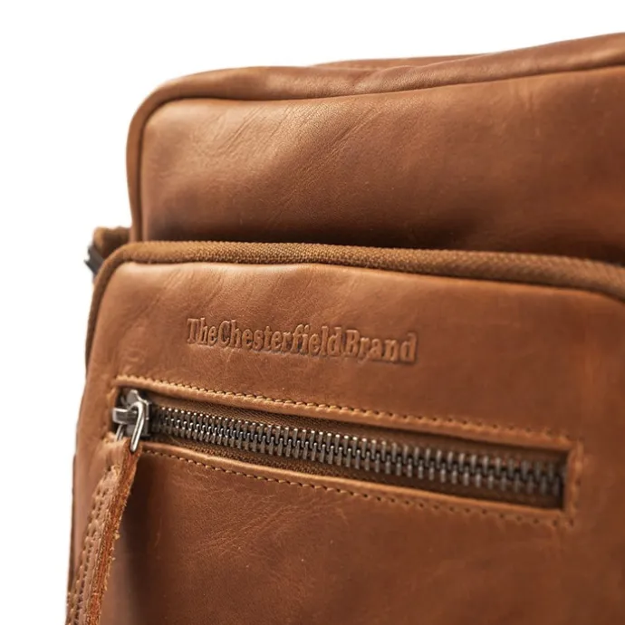 The Chesterfield Brand Birmingham Schoudertas cognac