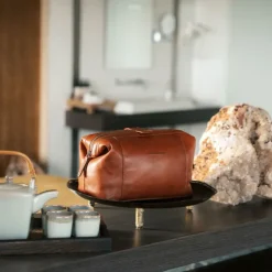 The Chesterfield Brand Biassa Toilet bag cognac