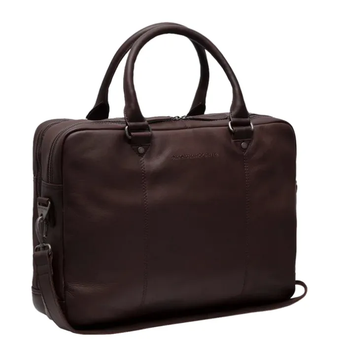 The Chesterfield Brand Boston Laptoptas 15" Shoulderbag brown