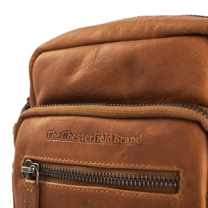 The Chesterfield Brand Bremen Schoudertas cognac