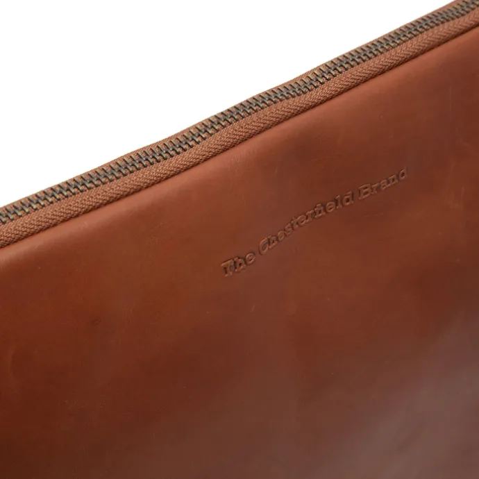 The Chesterfield Brand Clinton Laptophoes cognac