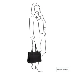 The Chesterfield Brand Fidenza Shopper zwart