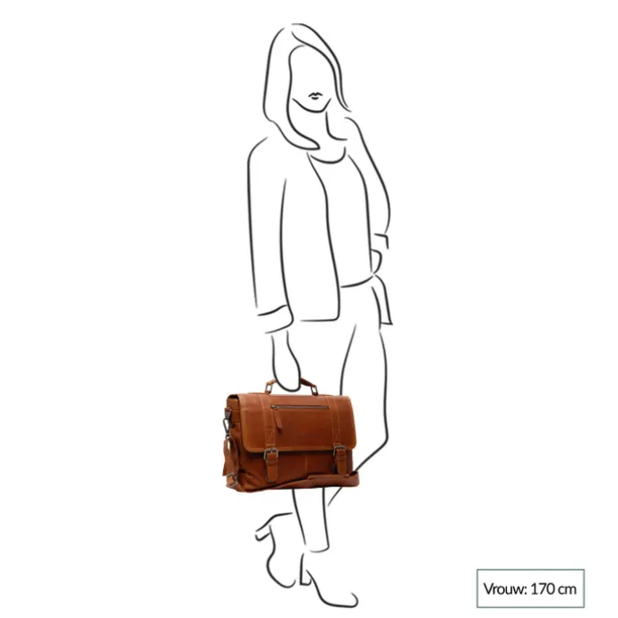 The Chesterfield Brand Imperia Laptopbag cognac