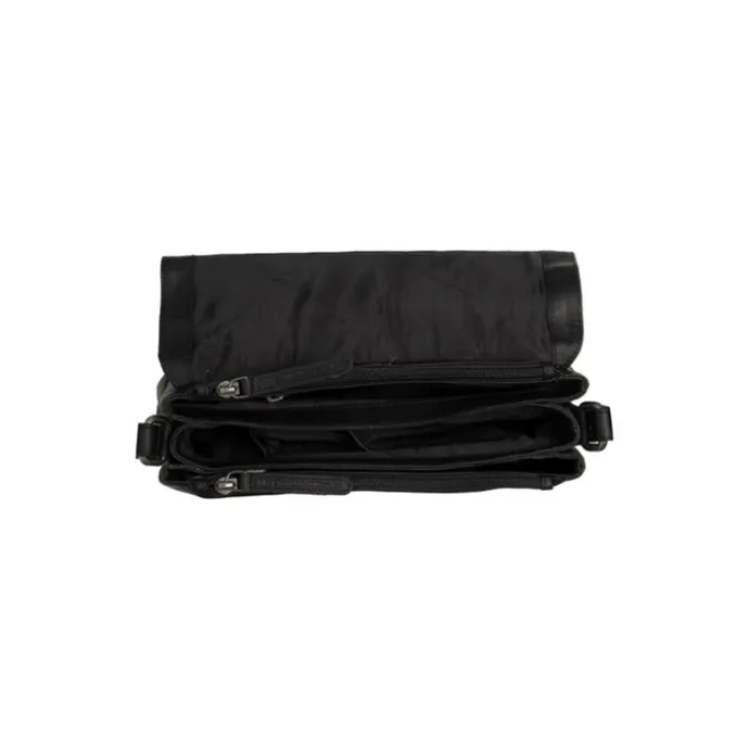 The Chesterfield Brand Laverton Flapoverbag medium black