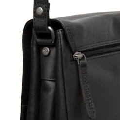 The Chesterfield Brand Laverton Flapoverbag medium black