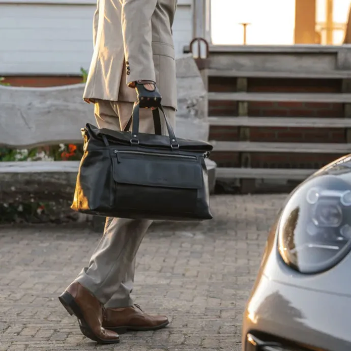 The Chesterfield Brand Lazio Travelbag black