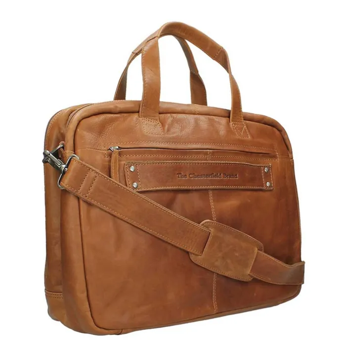 The Chesterfield Brand Ryan Laptopbag Large cognac