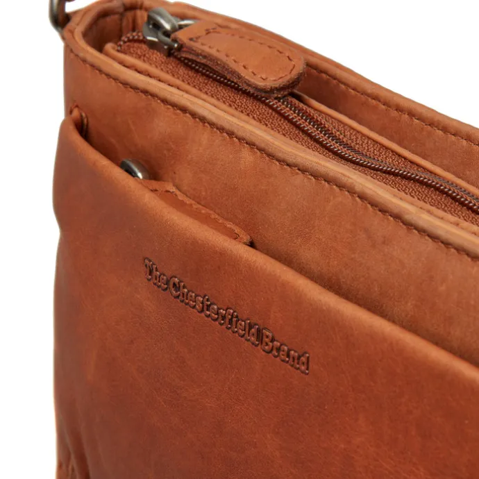 The Chesterfield Brand Southampton Schoudertas cognac