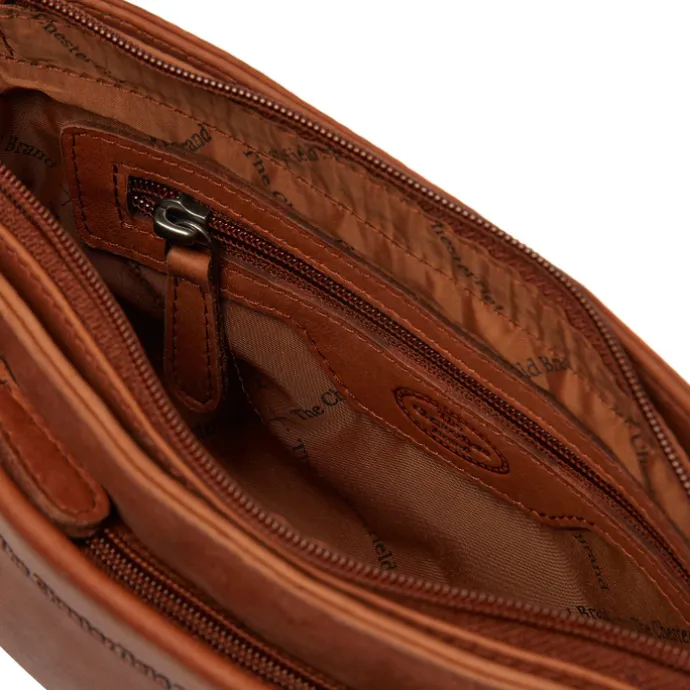 The Chesterfield Brand Southampton Schoudertas cognac