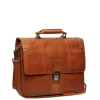 The Chesterfield Brand Stuttgart Businesstas cognac