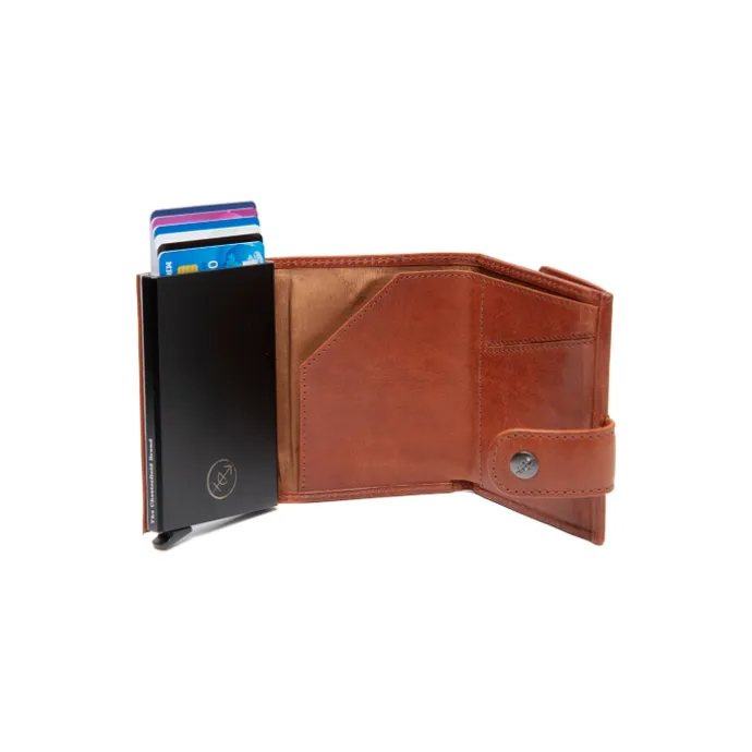The Chesterfield Brand Varrano Cardholder cognac