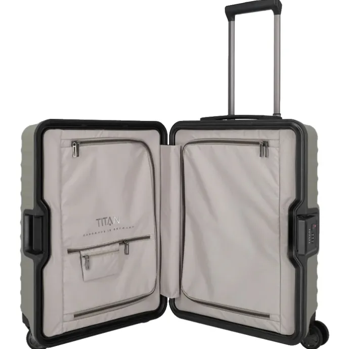 TITAN Litron Frame 4 Wheel Trolley S champagne