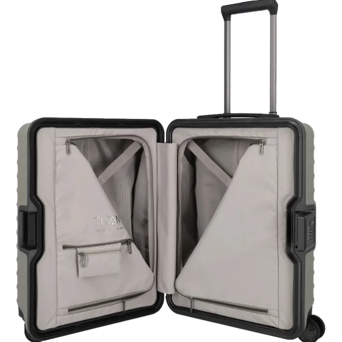 TITAN Litron Frame 4 Wheel Trolley S champagne