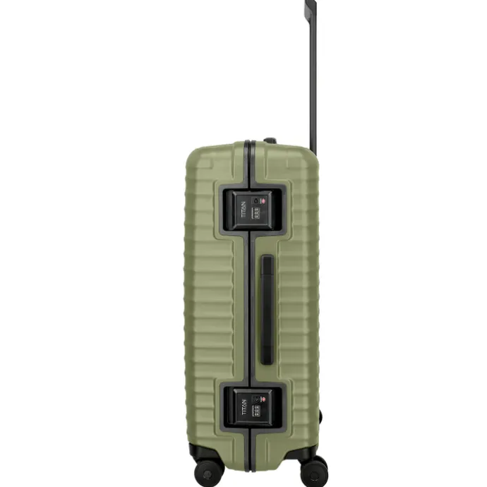 TITAN Overseas 4 Wheel Trolley L forest green