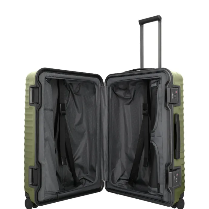 TITAN Overseas 4 Wheel Trolley L forest green