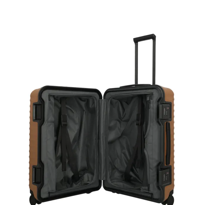 TITAN Overseas 4 Wheel Trolley M+ canyon bronze