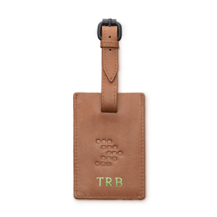 Travelbags Luggage Tag cognac
