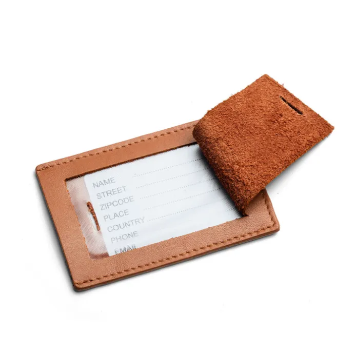 Travelbags Luggage Tag cognac