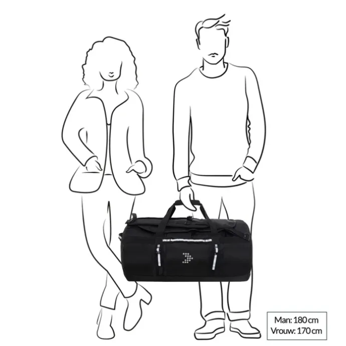 Travelbags The Base Duffle Backpack M black